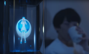 Un hologramme pour tenir compagnie aux japonais isolés.