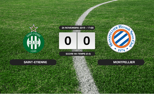 Ligue 1, 14ème journée: Match nul entre l'ASSE et Montpellier (0-0)