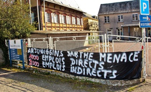 L'usine Arjowiggins de Besse-sur-Braye dans la Sarthe.