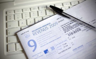 Illustration de la déclaration préremplie des impôts sur le revenu 2009.