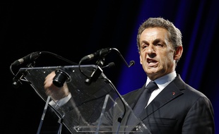 Nicolas Sarkozy à Rillieux-la-Pape, le 22 mai 2015.