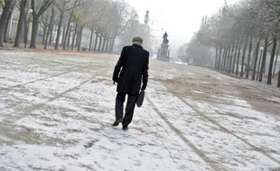 Le brouillard givrant, qui a recouvert l'agglo nantaise, avait de faux airs de neige hier.