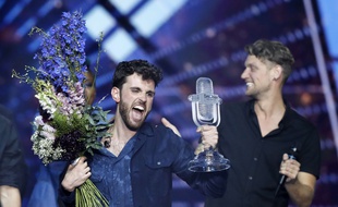 Le Néerlandais Duncan Laurence, vainqueur de l'Eurovision 2019 à Tel Aviv.