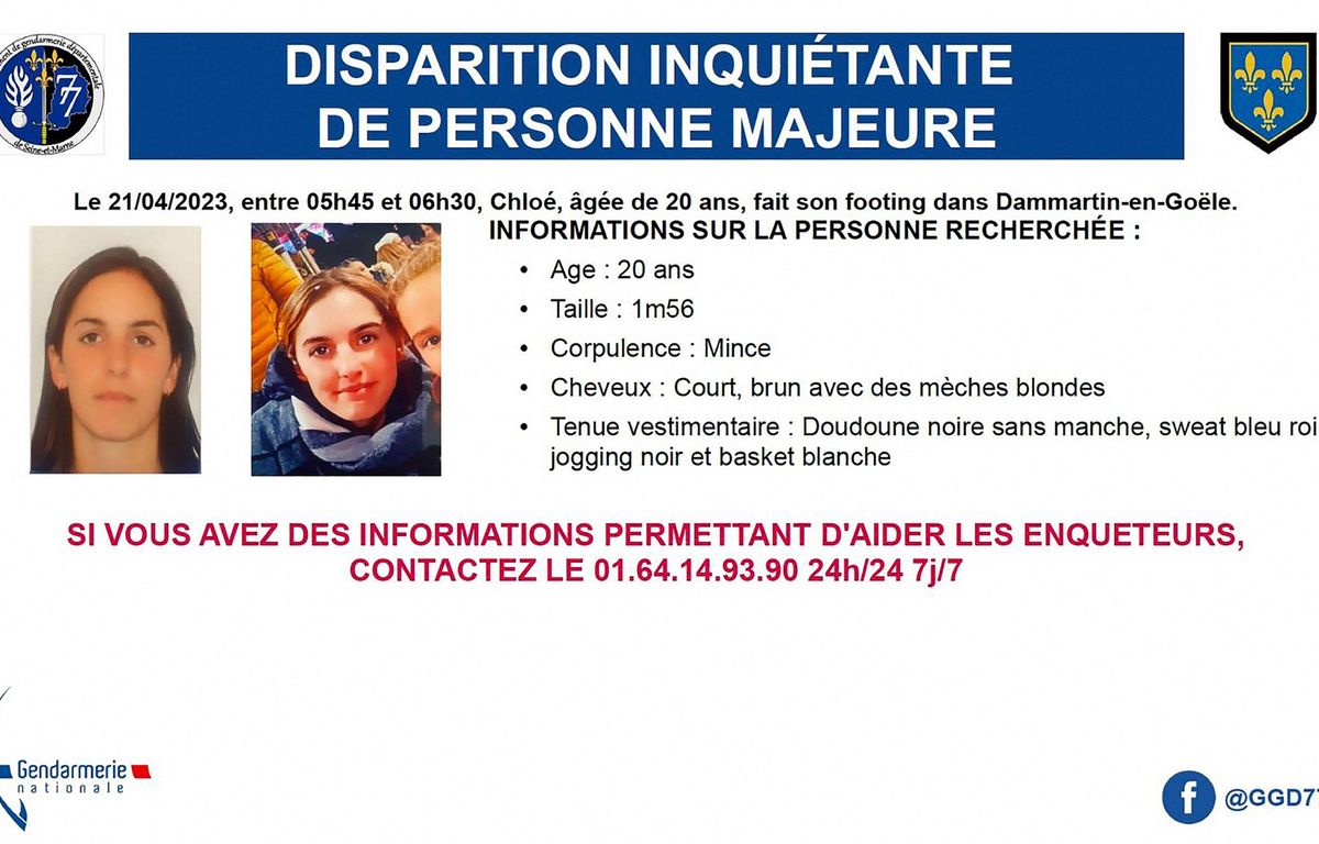 Les recherches continuent pour retrouver Chloé, la joggeuse disparue