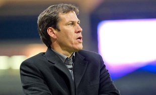 Rudi Garcia, l'entraîneur du Losc, à Toulouse, le 8 novembre 2011.