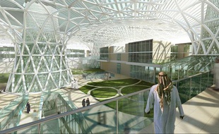 Image prévisionnelle de la ville de Masdar City, aux Emirats arabes unis.