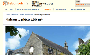 La chapelle de Pontivy est à vendre sur le Bon Coin.