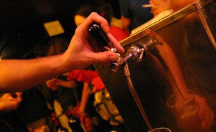 Debit de boissons.