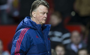 Louis van Gaal après le match entre Manchester United et Southampton le 23 janvier 2016.