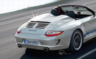 Un rendu du Porsche 911 Speedster