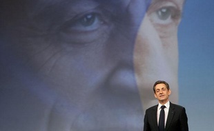 Marseille le 19 février 2012 - Premier meeting officiel de Nicolas SARKOZY qui lance sa campagne présidentielle au parc chanot de Marseille