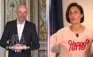Nicolas Canteloup et Alessandra Sublet en mode confinés pour C Canteloup.
