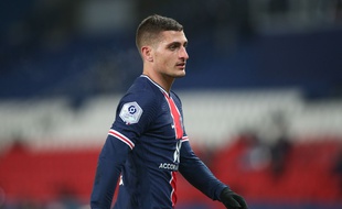 Marco Verratti est forfait pour le déplacement à Dijon, le 27 février 2021.