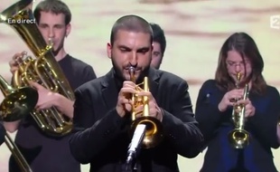 Ibrahim Maalouf aux Victoires de la Musique sur France 2 le 14 février 2014