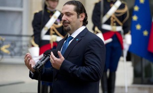 L'ancien Premier ministre libanais, Saad Hariri, à Paris le 7 octobre 2014