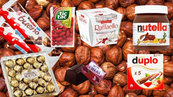 Bueno, Tic Tac, Ferrero Rocher, Mon Chéri, Raffaelo, Duplo, Nutella ont toujours appartenus à la marque Ferrero, avec plus ou moins de succès 