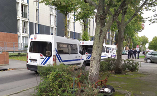 La police dans le quartier Château de Rezé (illustration).
