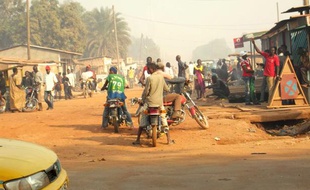 Dans les rues de Bangui, capitale de la Centrafrique, le 4 janvier 2014.