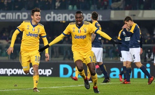 Blaise Matuidi, buteur à Vérone le 30 décembre 2018.