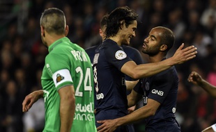 Edinson Cavani et Lucas se sont bien amusés ce dimanche dans le Chaudron (0-), avec un doublé chacun.