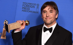Le réalisateur Richard Linklater, récompensé aux Golden Globes, le 11 janvier 2015, pour son film «Boyhood».