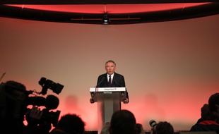 François Bayrou annonce qu'il ne se présentera pas à l'élection présidentielle, le 22 février à Paris.
