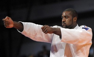 Le judoka français Teddy Riner, le 30 août à Rotterdam, lors de sa victoire en finale des championnats du monde.
