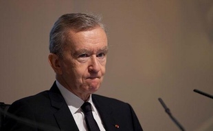 Bernard Arnault, président de LVMH, le 5 avril 2012, à Paris.