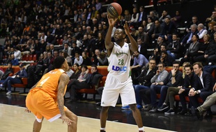 Charles Kahudi a réveillé l'Asvel en fin de partie, avec 20 points et 9 rebonds au total.