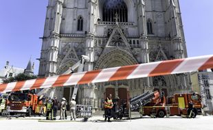 La cathédrale de Nantes a été incendiée le 18 juillet 2020