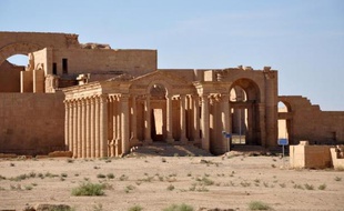 Vue du site irakien de Hatra, en octobre 2010