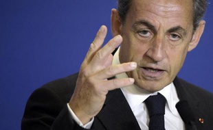 Nicolas Sarkozy, le président de l'UMP, le 17 janvier 2015 à Paris