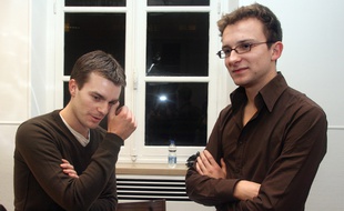 Bruno Julliard et Jean-Baptiste Prévost, en 2007. Ces anciens présidents de l'Unef se sont tous les deux engagés en politique.
