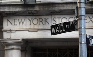 La bourse de New York à Wall Street