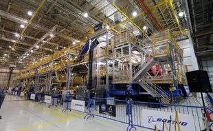 Le site d'assemblage du lanceur géant Space Launch System à La Nouvelle-Orléans.
