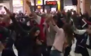 Image du flashmob.