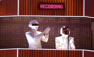 Les Daft Punk aux Grammy Awards, en janvier 2014.