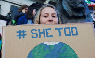 Une affiche de la Marche pour le climat