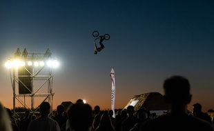 L'épreuve de BMX Dirt, la plus spectaculaire du Fise.