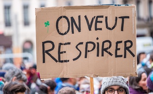 Marche pour le climat le 27 janvier 2019 à Lyon.