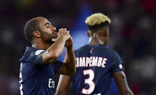 Lucas a ouvert le score pour le PSG face à Saint-Etienne, le 9 septembre 2016.