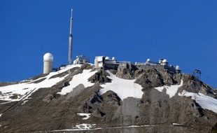 L'Observatoire du Pic du Midi, dans les Pyrénées, le 16 mai 2012