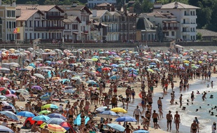 Sur une plage de Saint-Jean-de-Luz, le 18 juillet 2020. (Illustration)