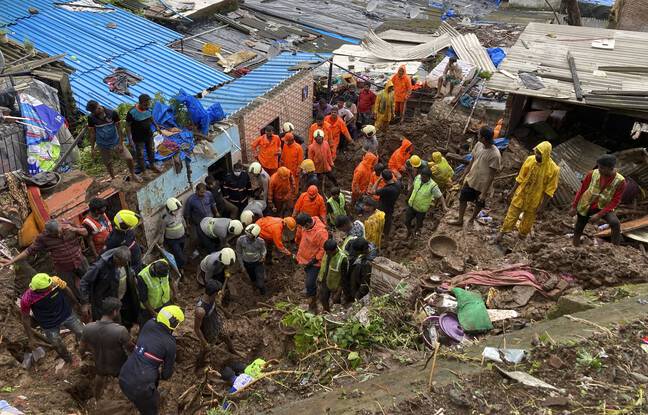 Inde : Avec la mousson, les glissements de terrain meurtriers se multiplient à Bombay