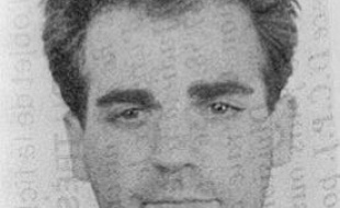 Photo prise le 2 octobre 1987 à Paris d'André Ségura, condamné à perpétuité pour une série de hold-up.
