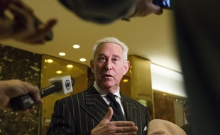 Roger Stone, ancien conseiller de Donald Trump, le 6 décembre 2016 à la Trump Tower de New York.