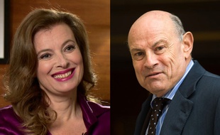 Montage: Valérie Trierweiler et Jean-Marie Le Guen en 2014.
