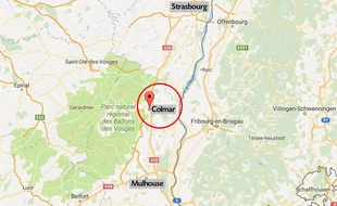 La ville de Colmar, dans le Haut-Rhin.