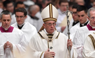 Le pape François a plaidé pour l'hospitalité des migrants lors de sa traditionnelle homélie de Noël, le 24 décembre 2017.