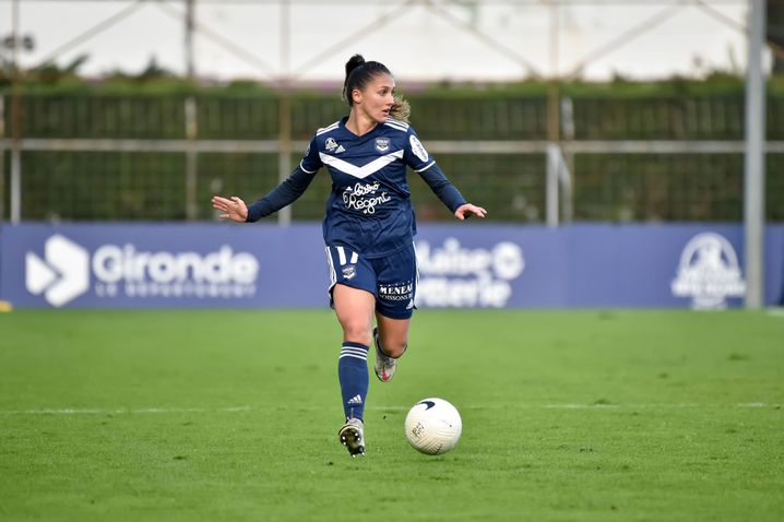 Eve Périsset, la défenseure international des Girondins. 